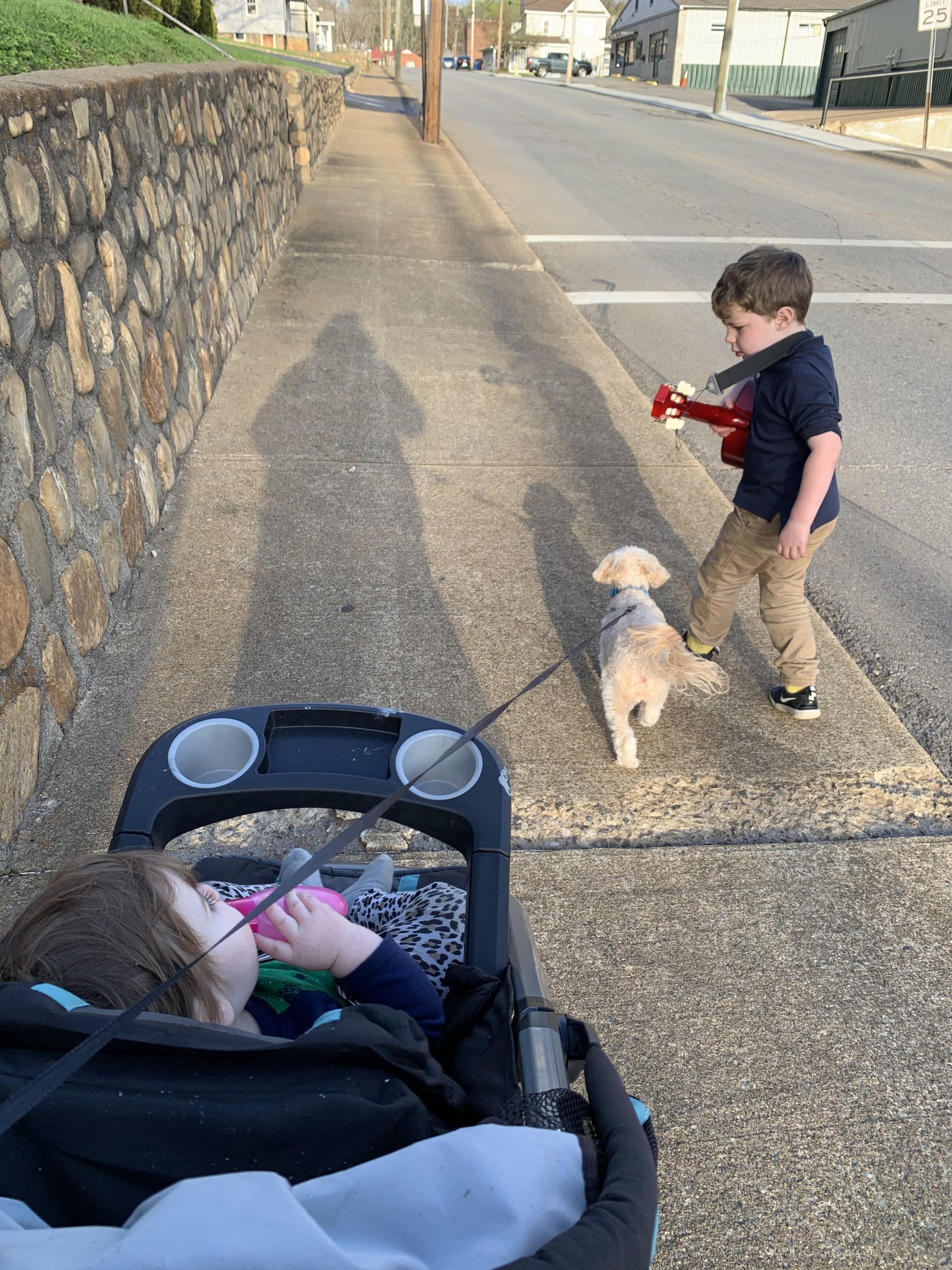 Residential neighborhood in Canton North Carolina provides walkability